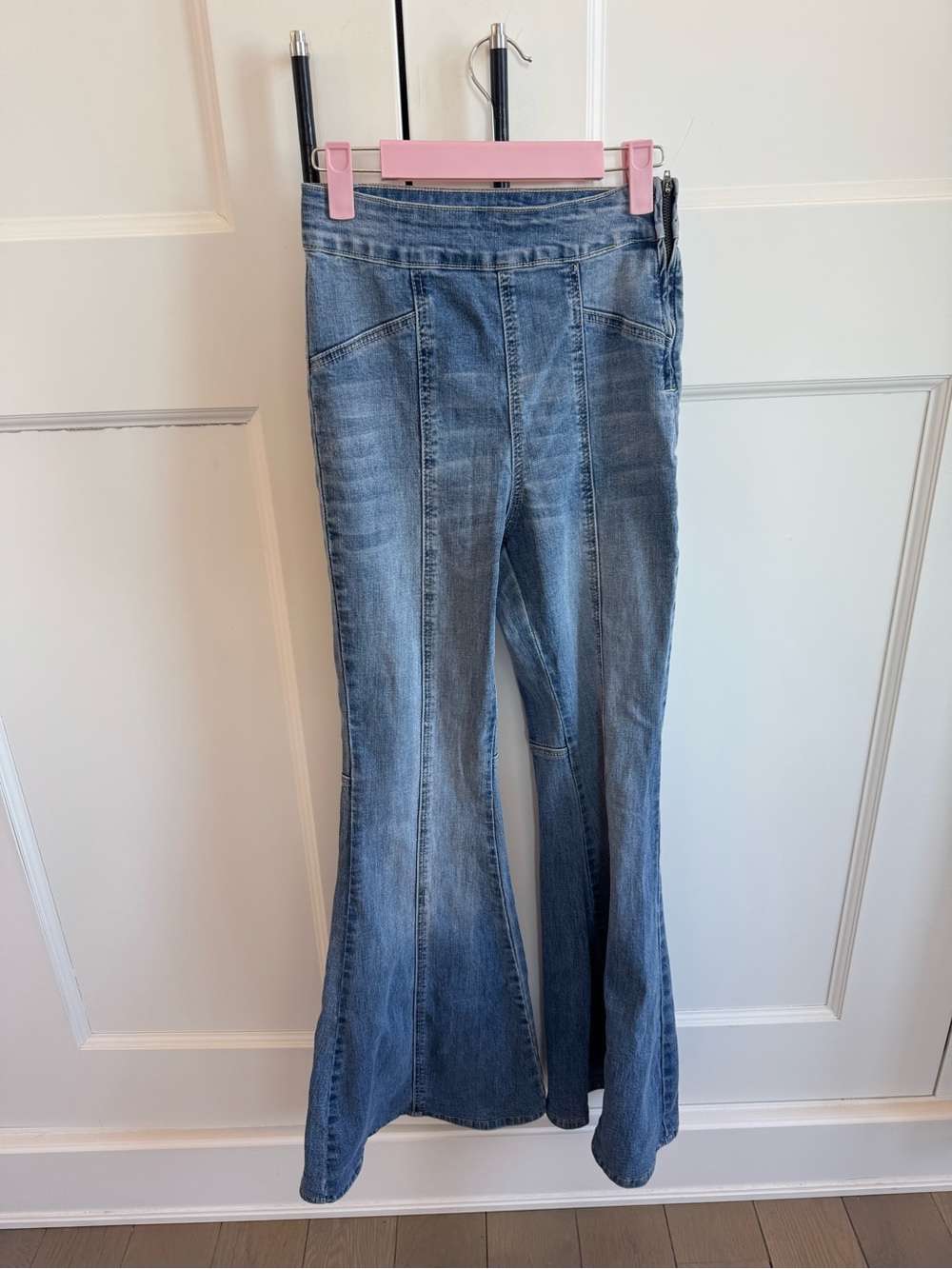 Jealous Tomato Light Blue High-Rise Flare Jeans